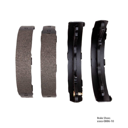 Dynamic Friction Company Drum Brake Shoe 1902-0886-10
