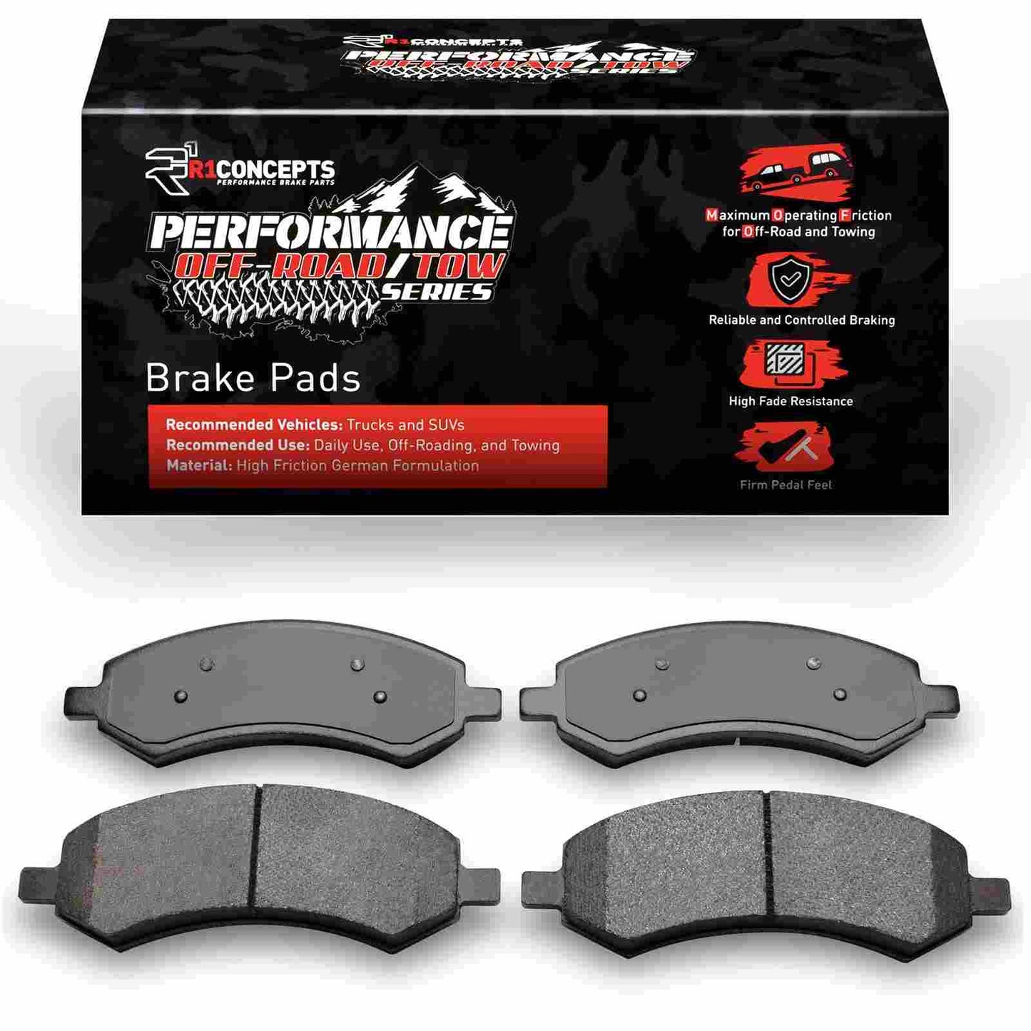 R1 Concepts Disc Brake Pad Set 2400-1084-00