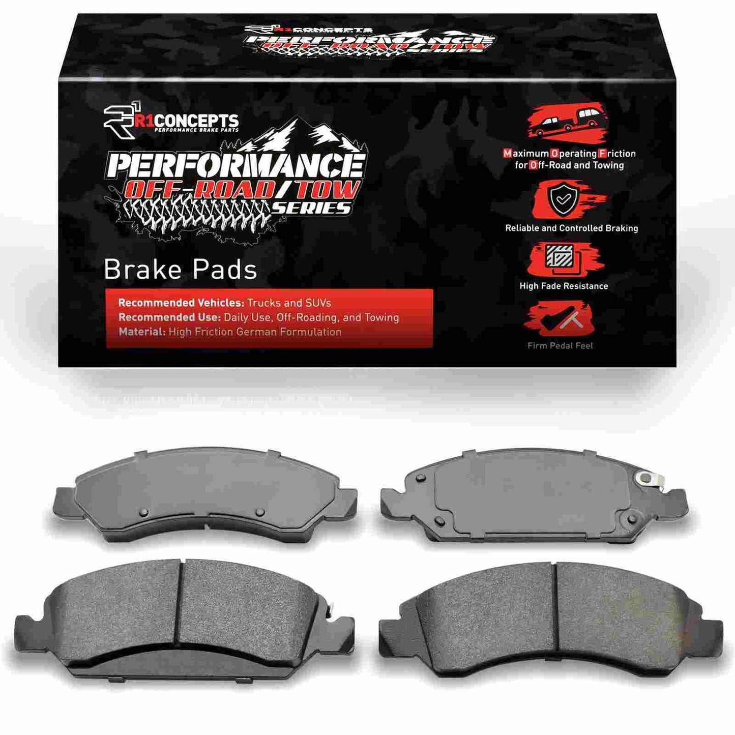 R1 Concepts Disc Brake Pad Set 2400-1363-00