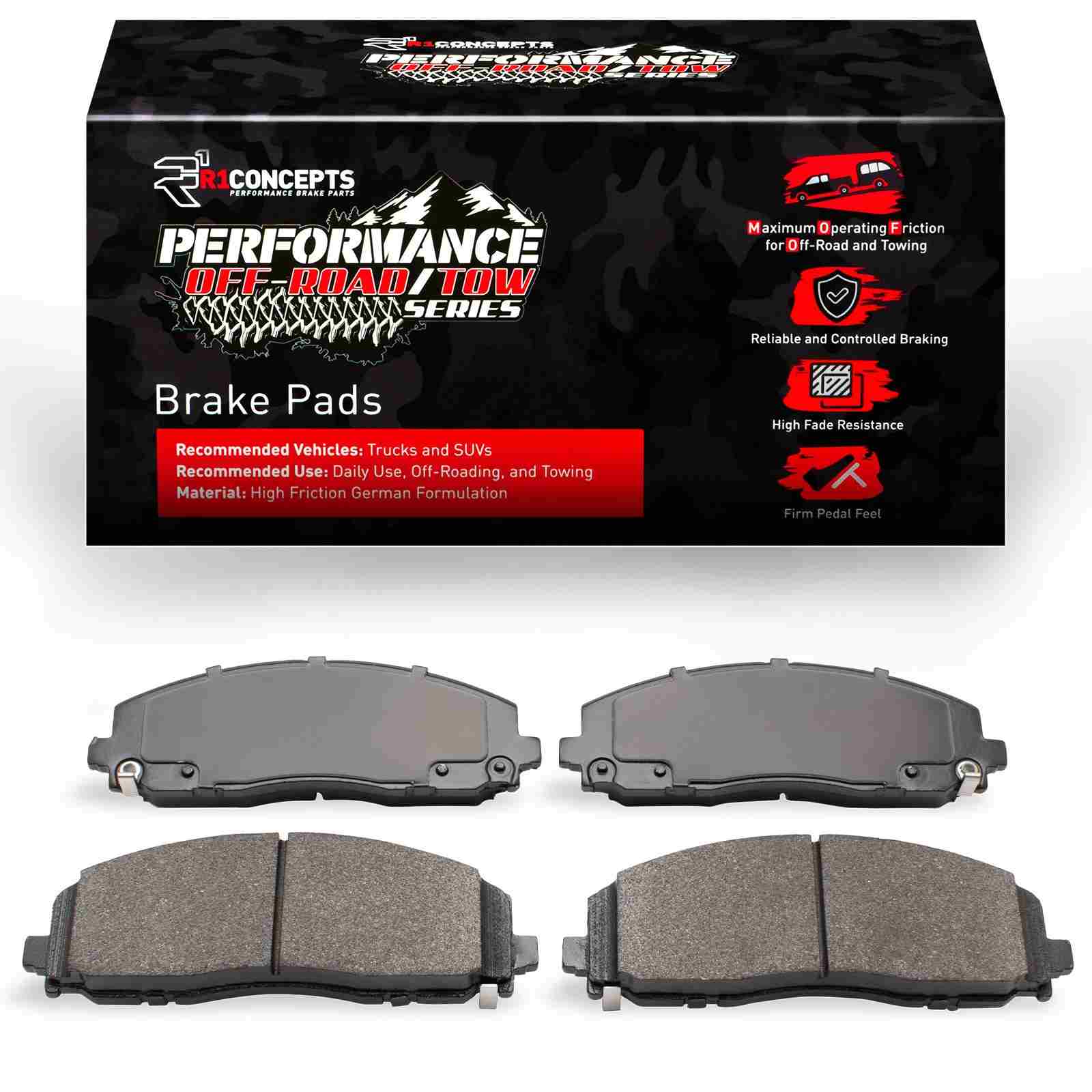 R1 Concepts Disc Brake Pad Set 2400-1589-00