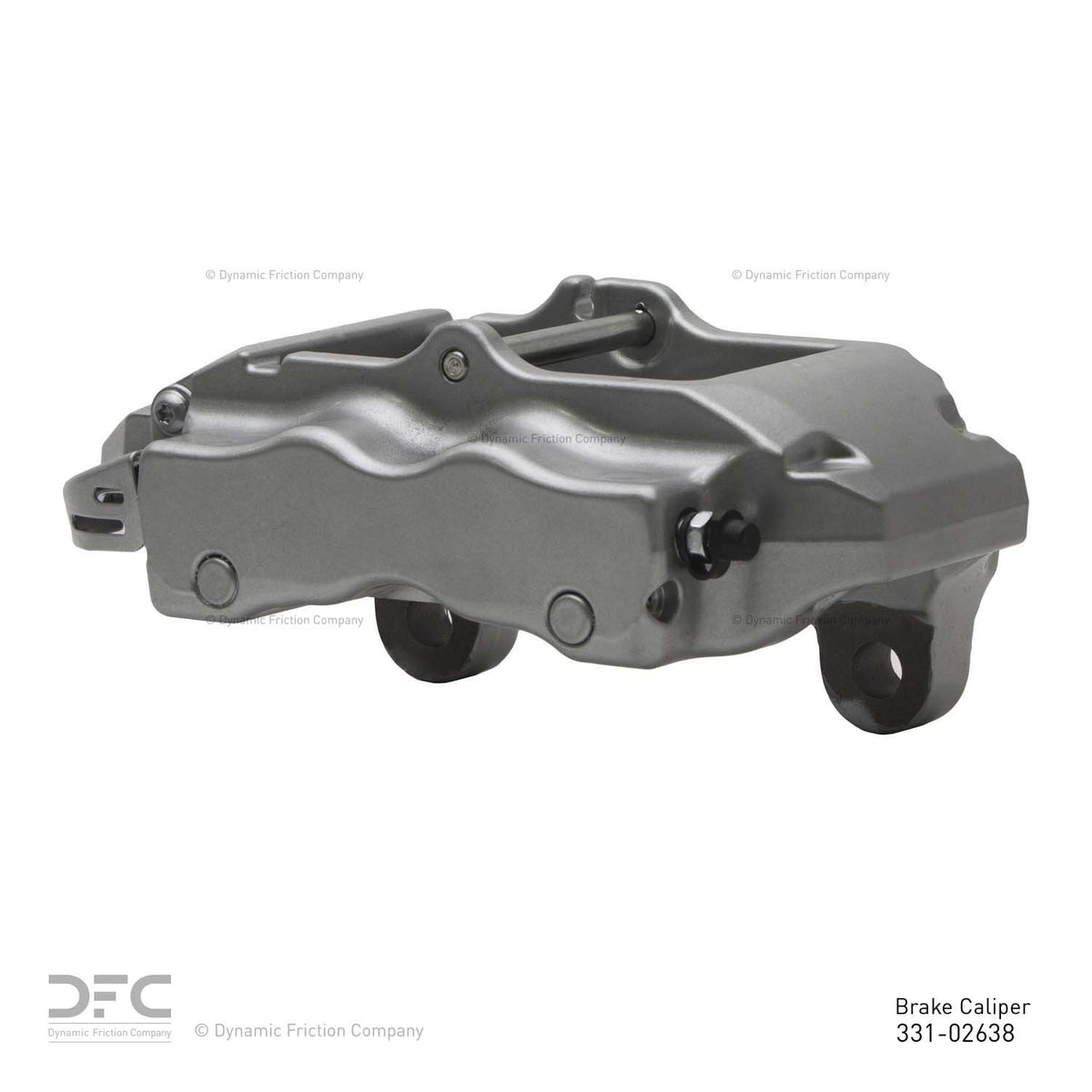DFC 03-15 Audi Q7 Rear-R Premium Caliper - Silver Powder Coated 331-02638
