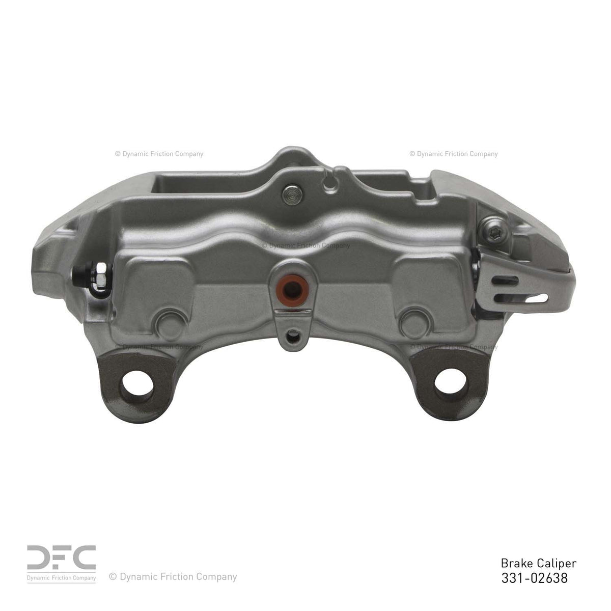 DFC 03-15 Audi Q7 Rear-R Premium Caliper - Silver Powder Coated 331-02638