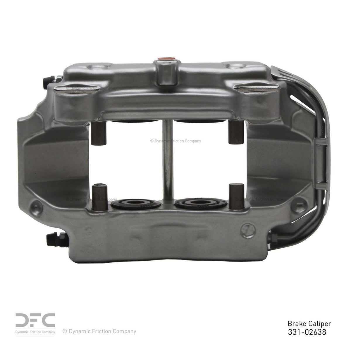 DFC 03-15 Audi Q7 Rear-R Premium Caliper - Silver Powder Coated 331-02638