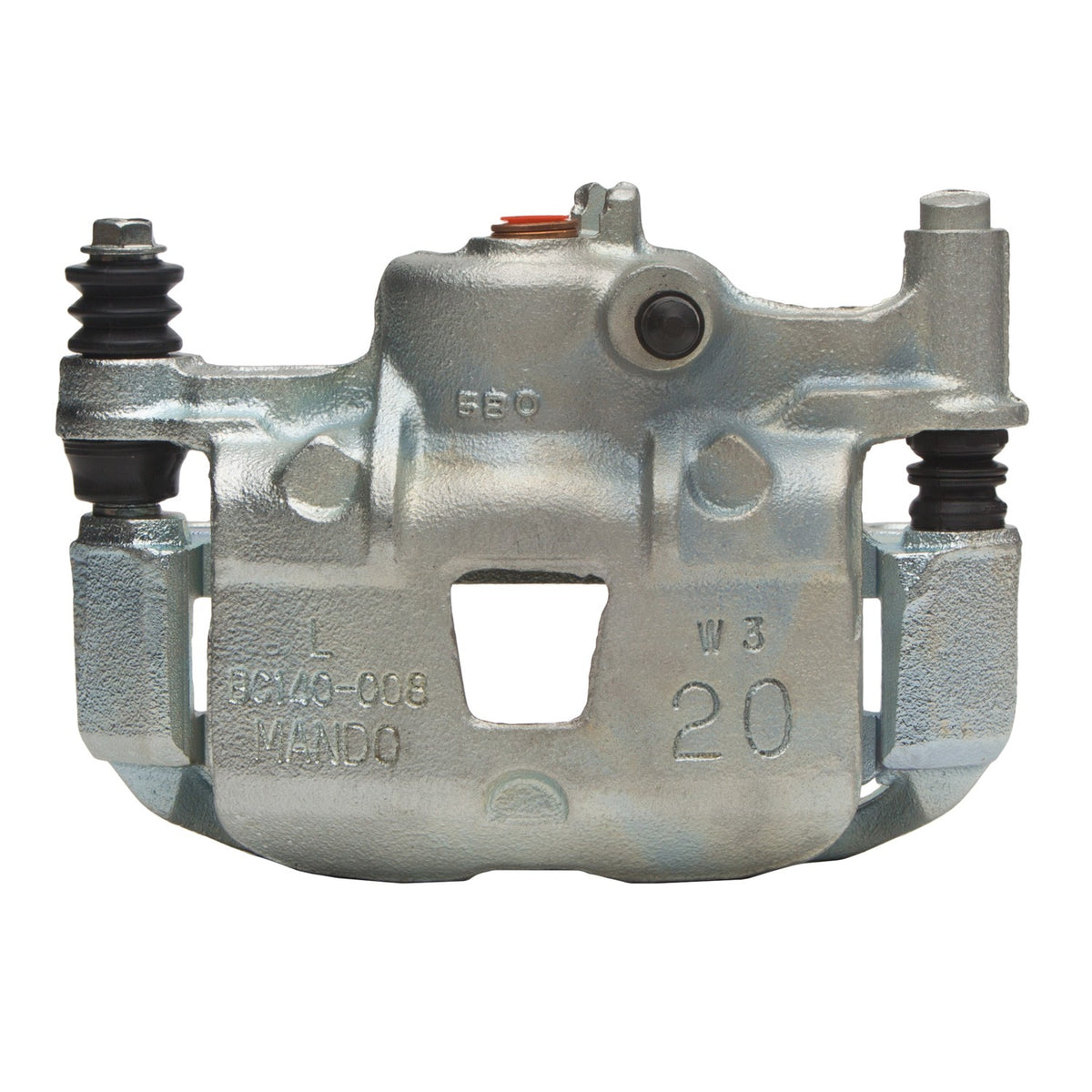 DFC 87-99 Hyundai Accent Front-L Premium Caliper - Silver Zinc Coated 331-03037