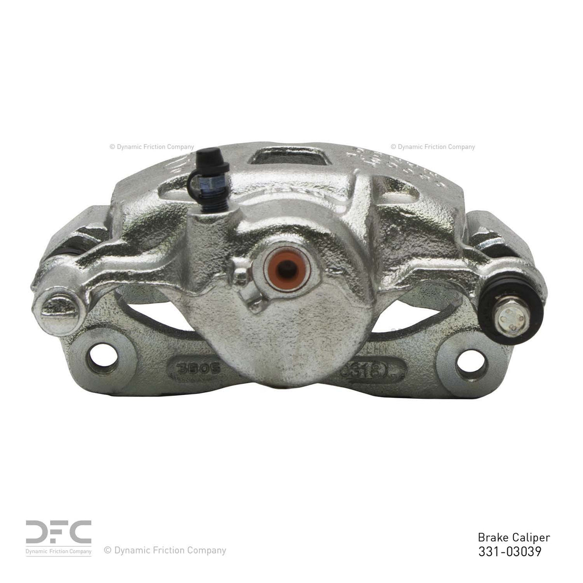 DFC 90-05 Hyundai Excel Front-L Premium Caliper - Silver Zinc Coated 331-03039