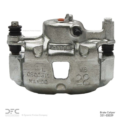 DFC 90-05 Hyundai Excel Front-L Premium Caliper - Silver Zinc Coated 331-03039