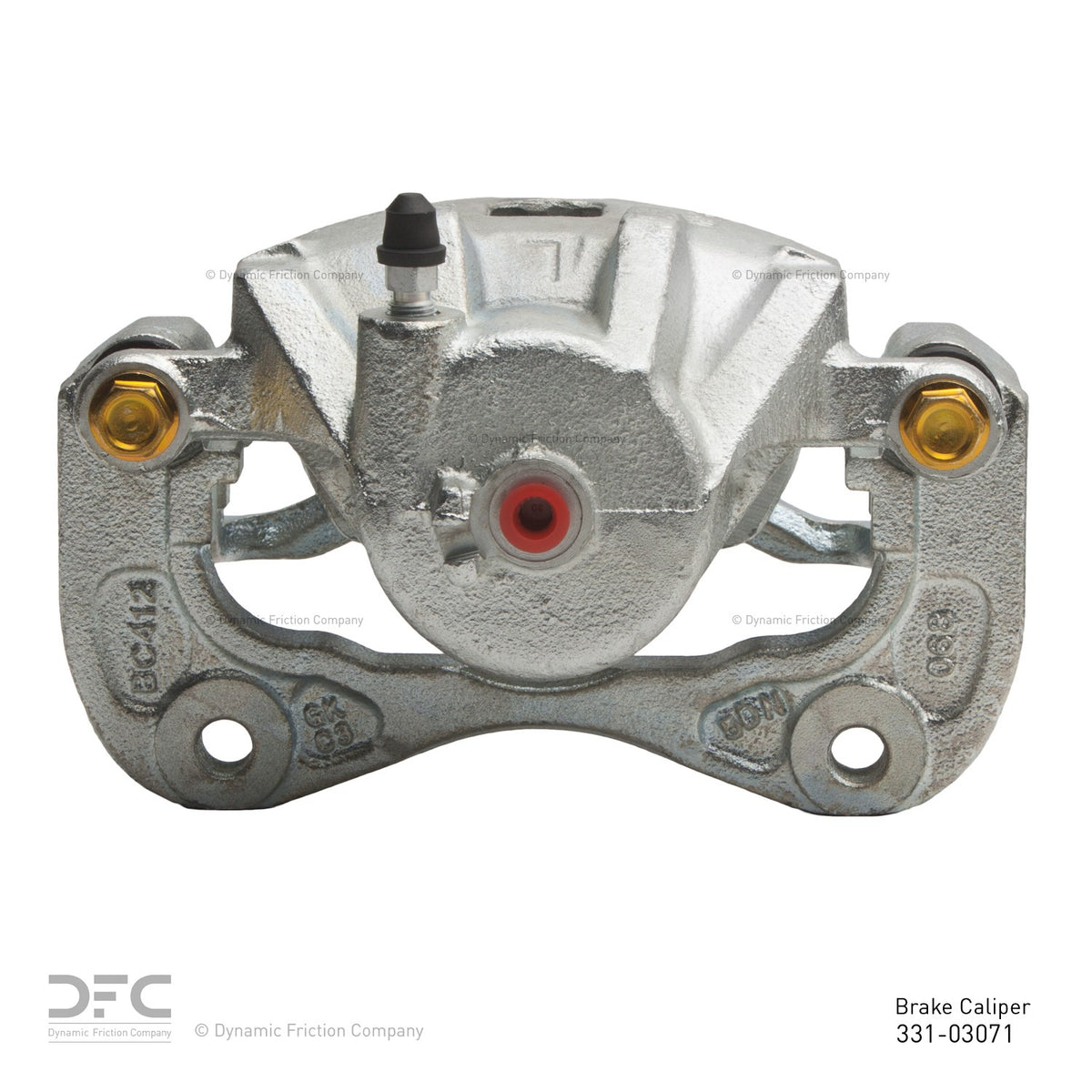 DFC 06-08 Hyundai Tiburon Front-L Premium Caliper - Silver Zinc Coated 331-03071
