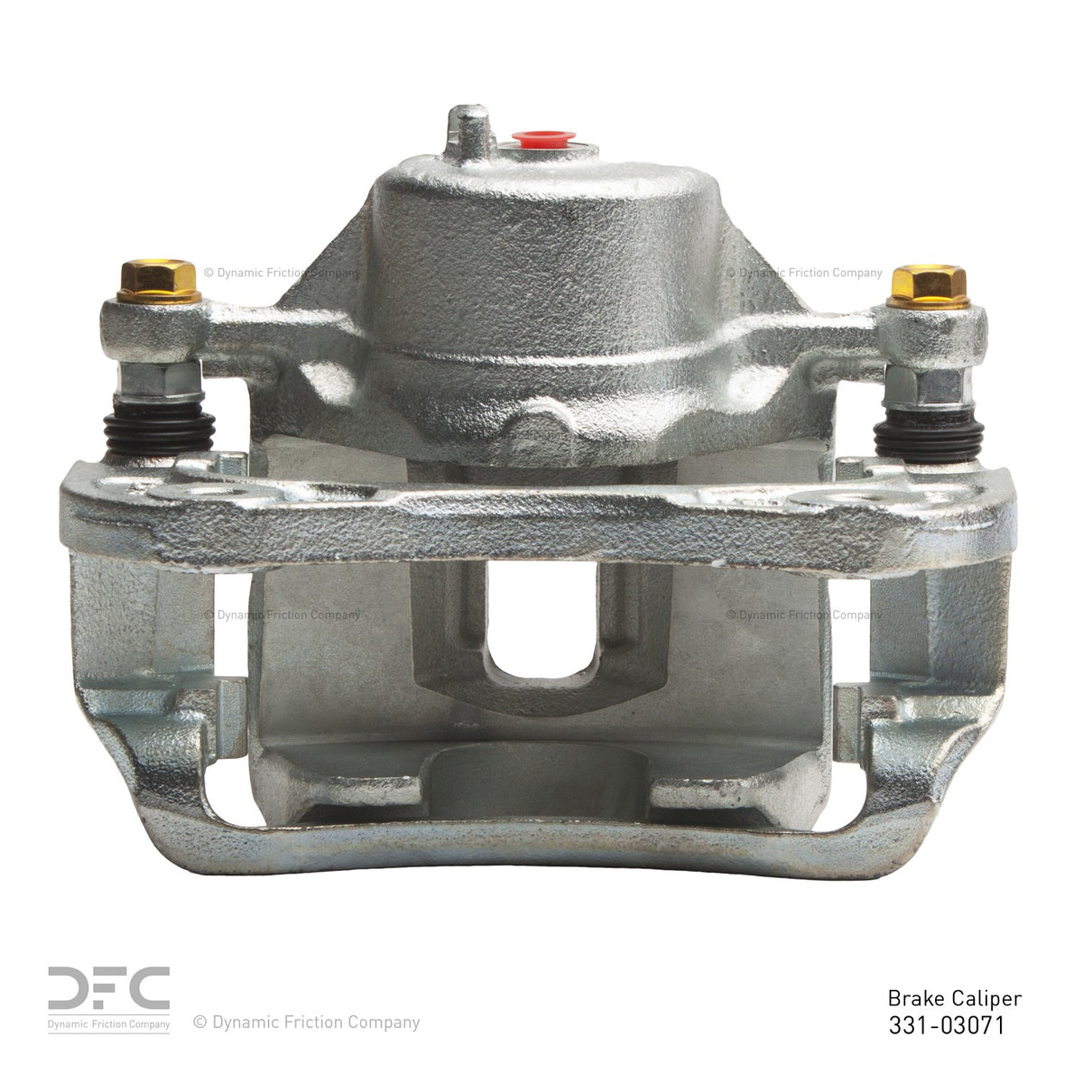 DFC 06-08 Hyundai Tiburon Front-L Premium Caliper - Silver Zinc Coated 331-03071