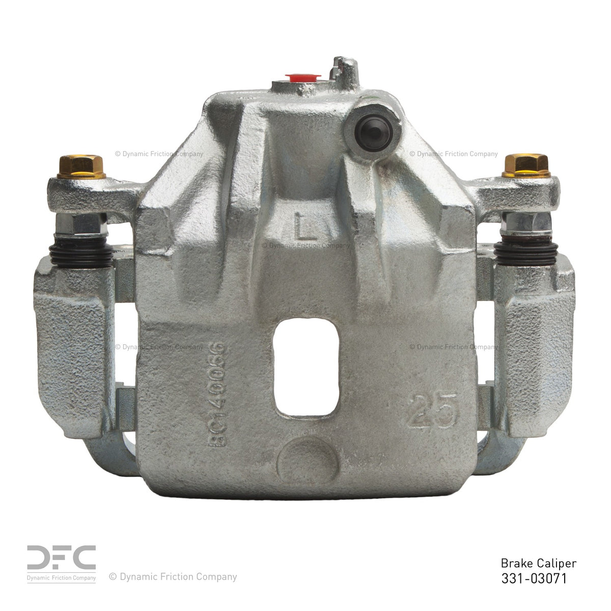 DFC 06-08 Hyundai Tiburon Front-L Premium Caliper - Silver Zinc Coated 331-03071