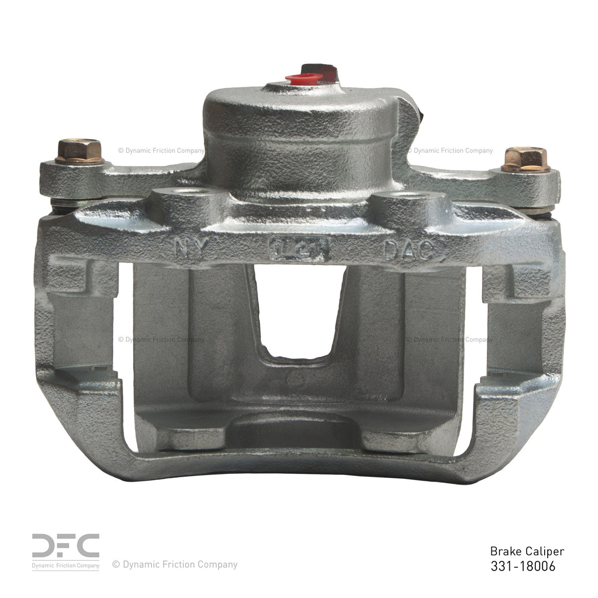 DFC 99-02 Chrysler Lanos Front-R Premium Caliper - Silver Zinc Coated 331-18006