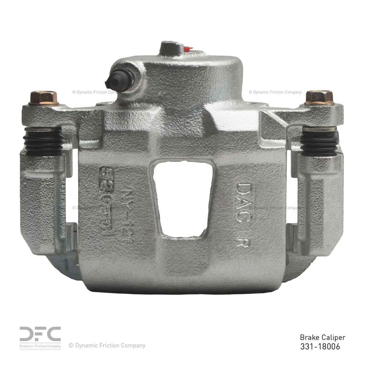 DFC 99-02 Chrysler Lanos Front-R Premium Caliper - Silver Zinc Coated 331-18006