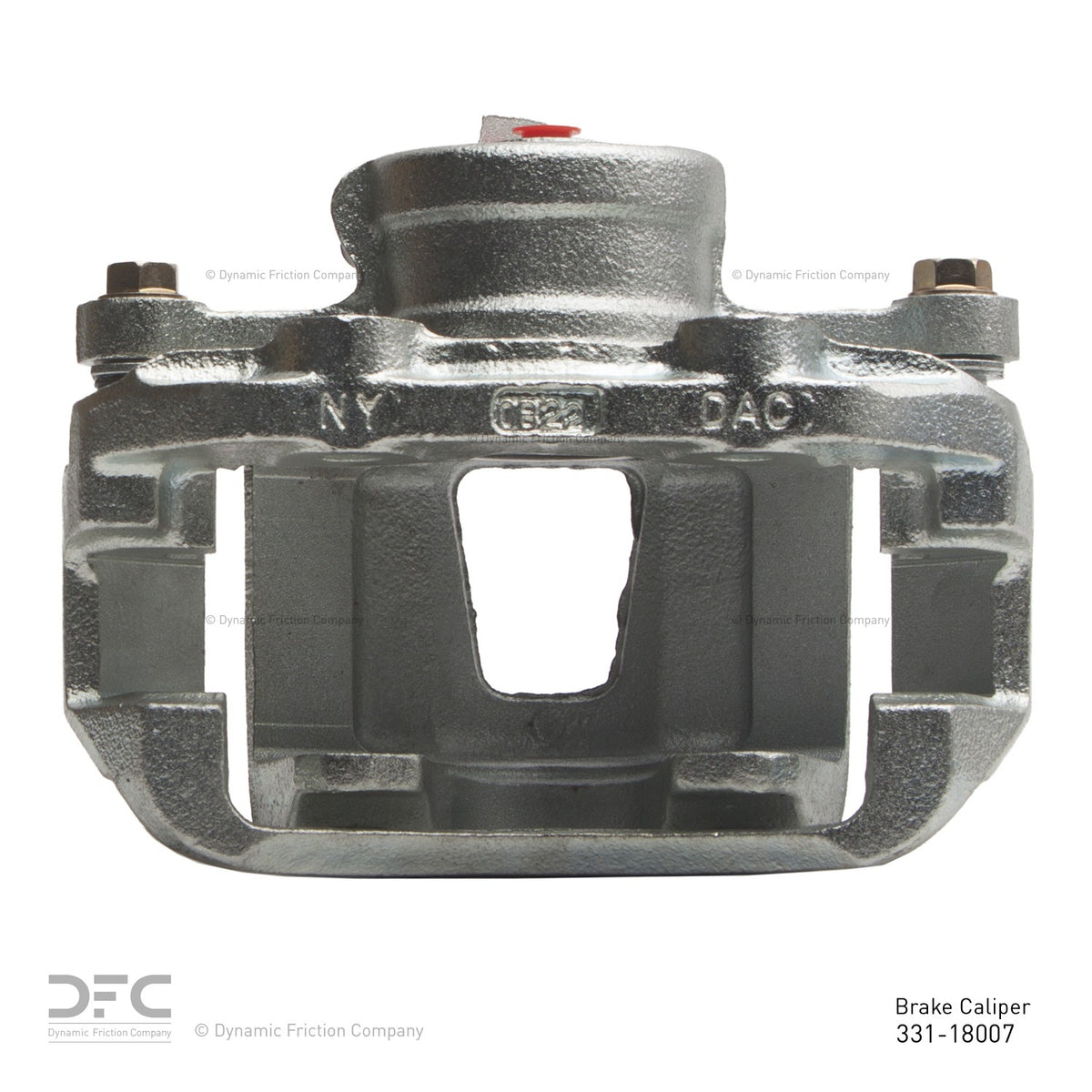DFC 99-02 Chrysler Lanos Front-L Premium Caliper - Silver Zinc Coated 331-18007