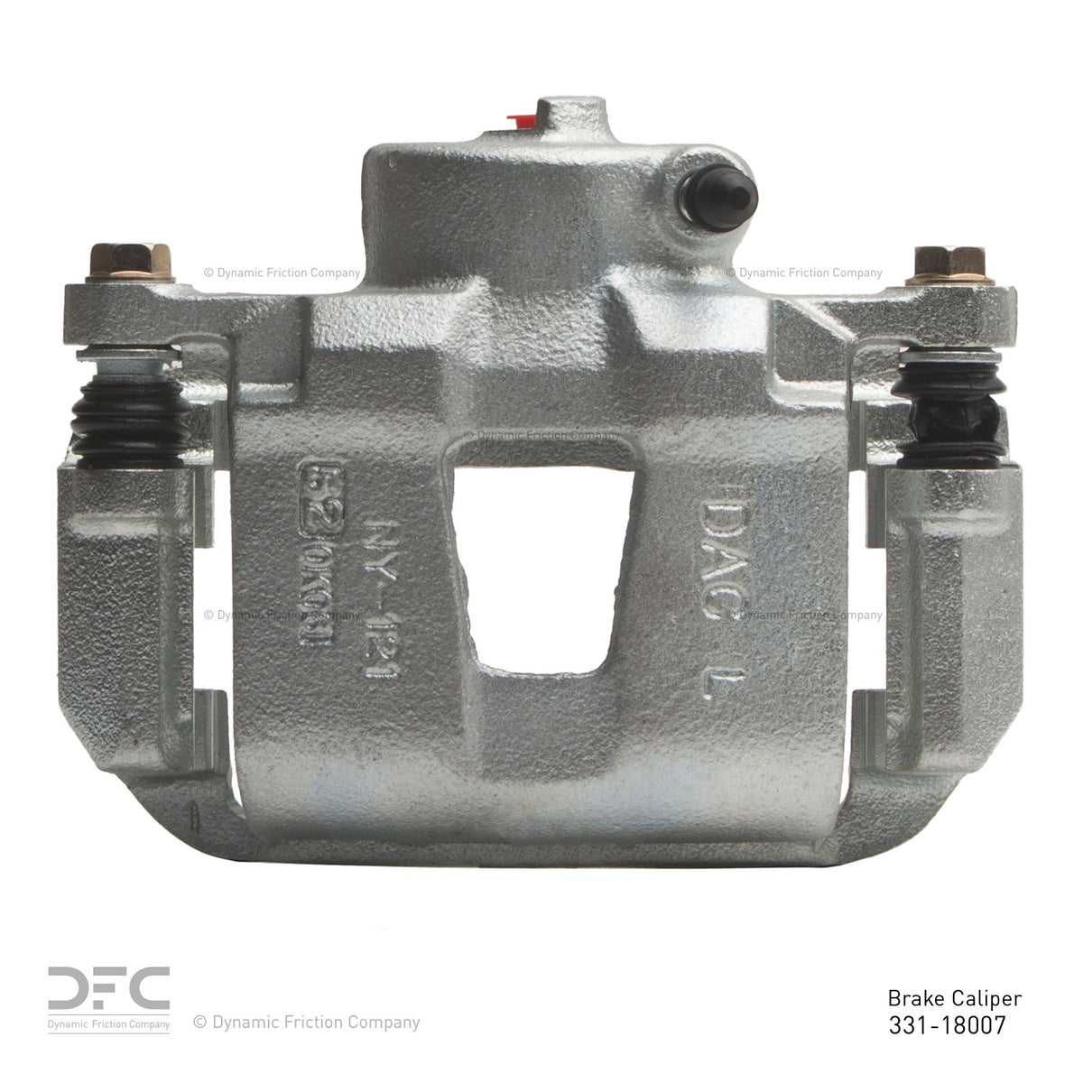 DFC 99-02 Chrysler Lanos Front-L Premium Caliper - Silver Zinc Coated 331-18007