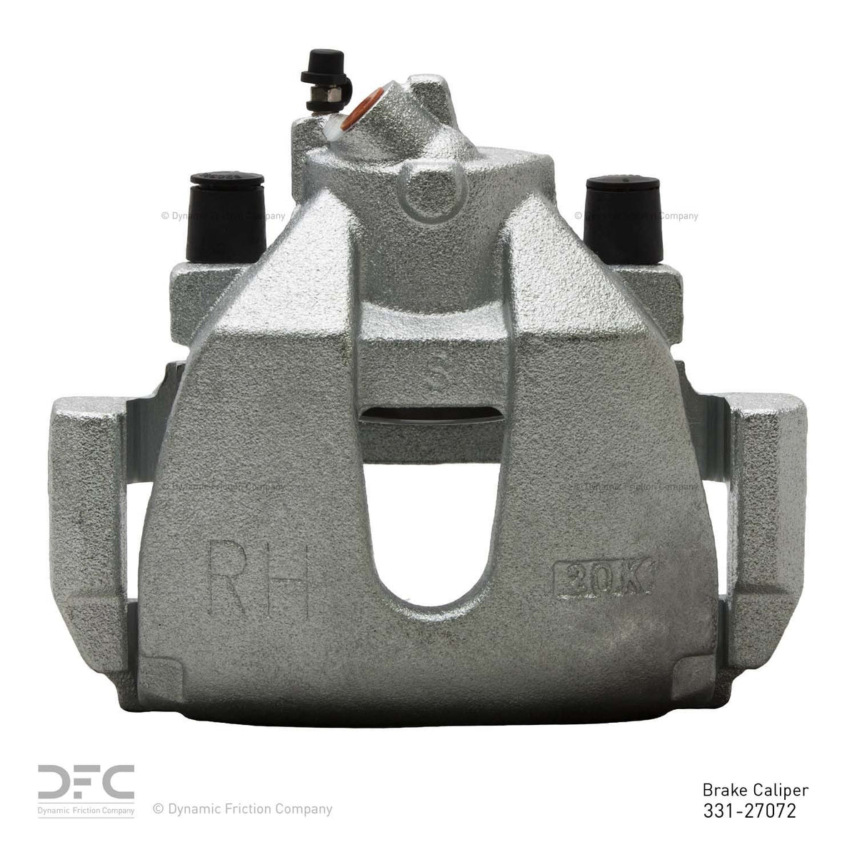 DFC 04-13 Mazda 3 Front-R Premium Caliper - Silver Zinc Coated 331-27072