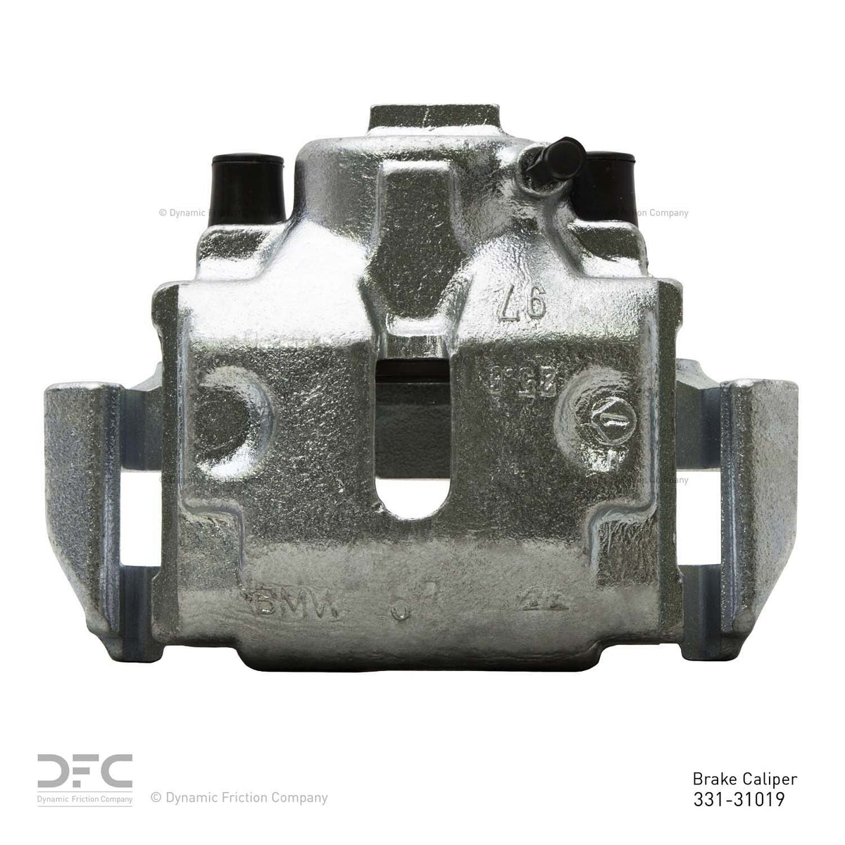 DFC 80-90 BMW 524td Front-L Premium Caliper - Silver Zinc Coated 331-31019
