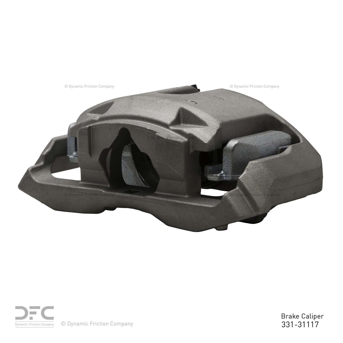 DFC 10-15 BMW 535i Front-L Premium Caliper - Silver Zinc Coated 331-31117