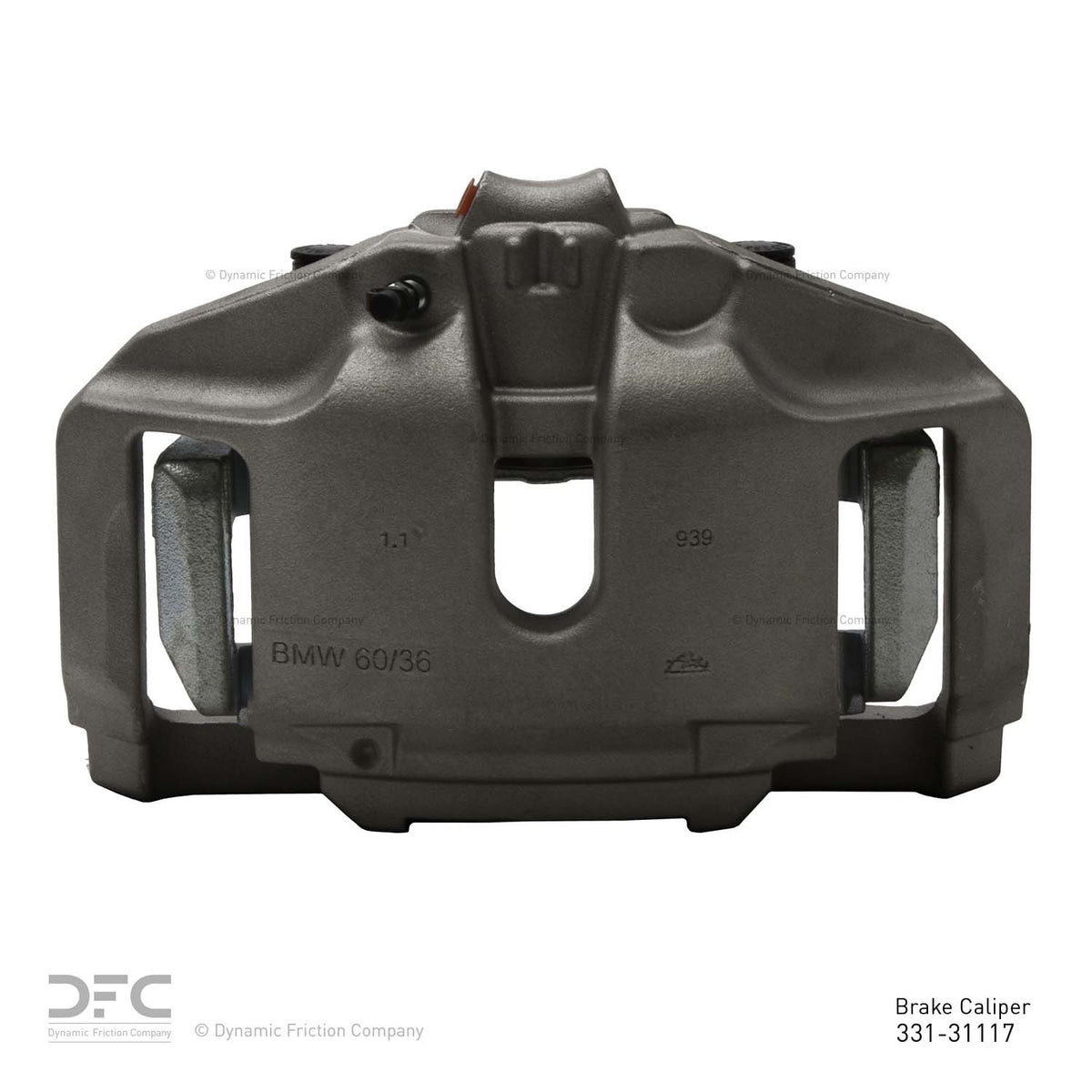 DFC 10-15 BMW 535i Front-L Premium Caliper - Silver Zinc Coated 331-31117