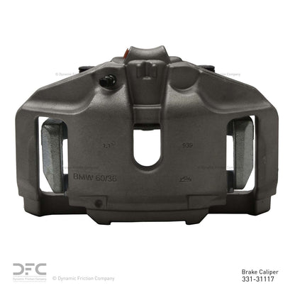 DFC 10-15 BMW 535i Front-L Premium Caliper - Silver Zinc Coated 331-31117
