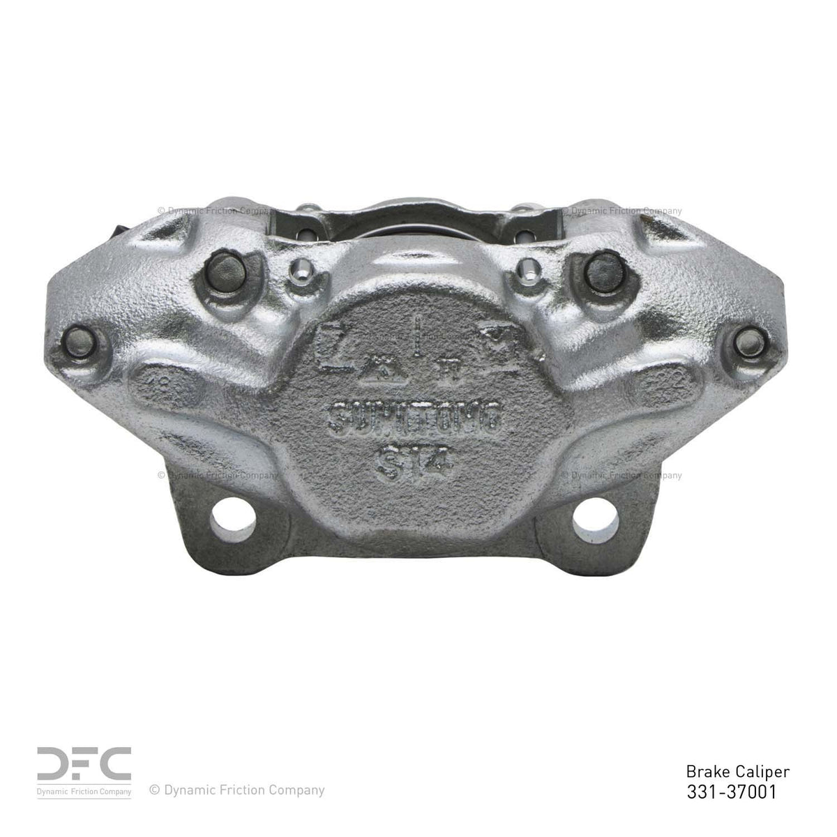 DFC 76-84 Buick Opel Front-L Premium Caliper - Silver Zinc Coated 331-37001