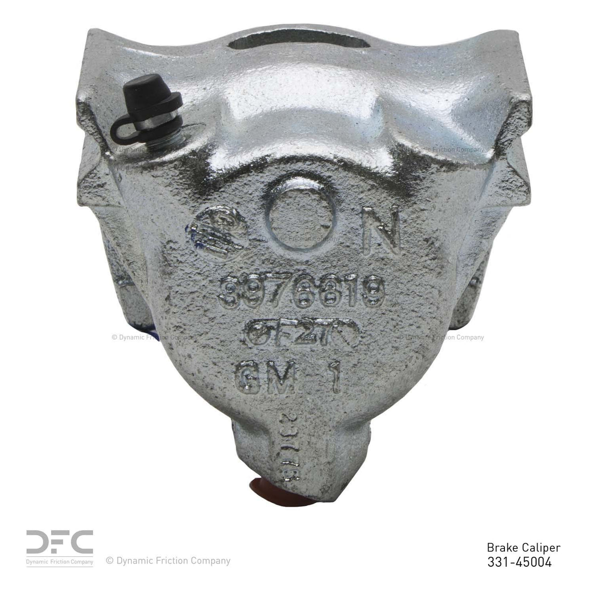 DFC 71-77 Buick Skyhawk Front-R Premium Caliper - Silver Zinc Coated 331-45004