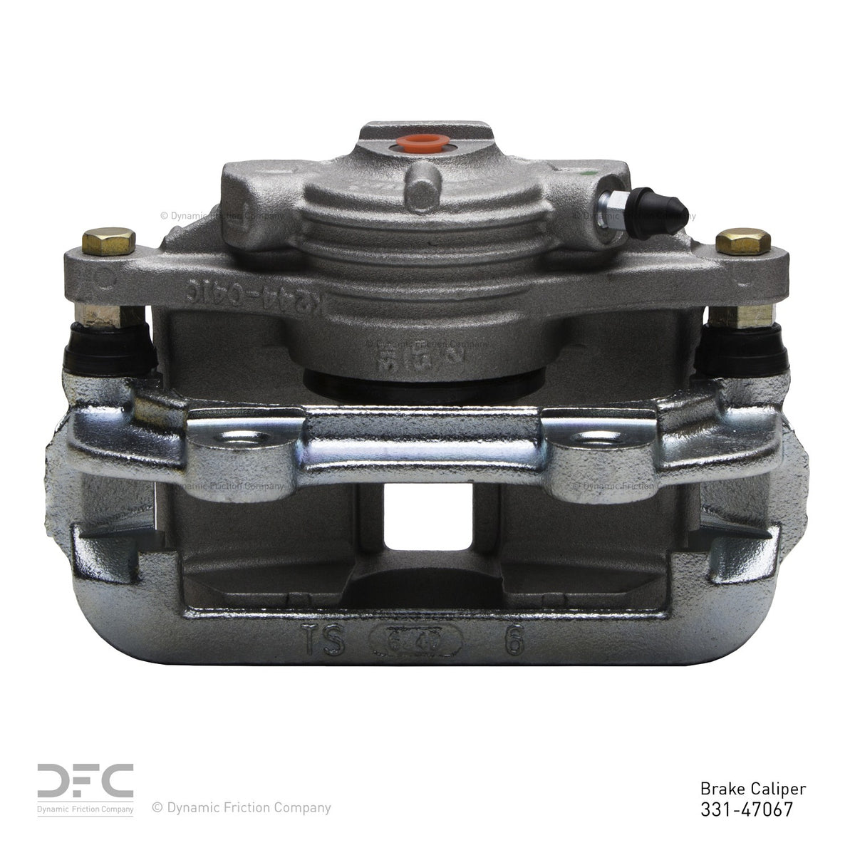 DFC 85-87 Chevrolet Corvette Front-L Silver Zinc Coated Premium Caliper 331-47067