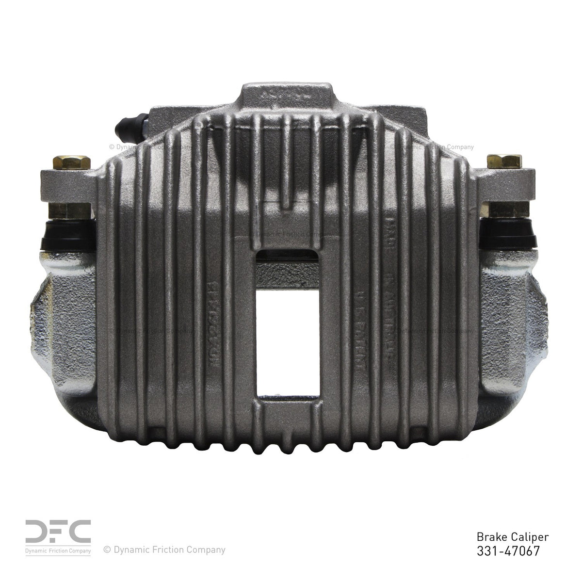 DFC 85-87 Chevrolet Corvette Front-L Silver Zinc Coated Premium Caliper 331-47067