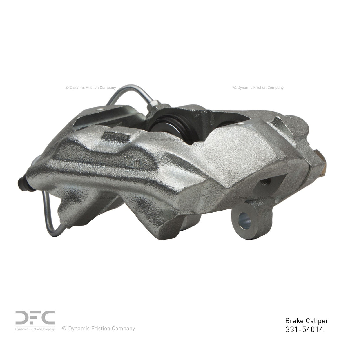 DFC 67-67 Ford Mustang Front-R Silver Zinc Coated Premium Caliper 331-54014