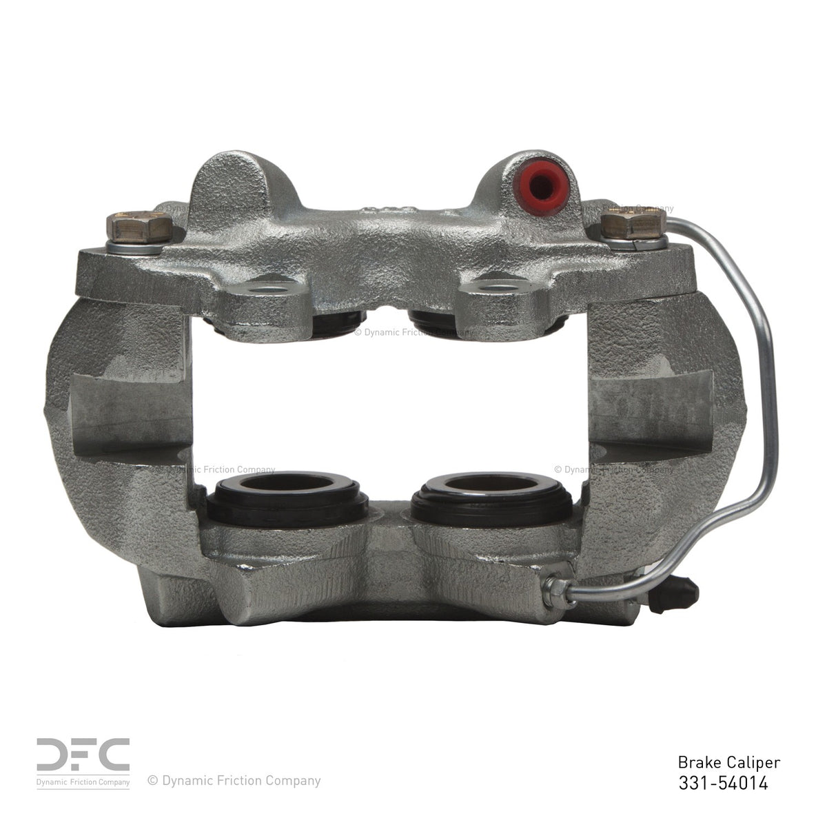 DFC 67-67 Ford Mustang Front-R Silver Zinc Coated Premium Caliper 331-54014