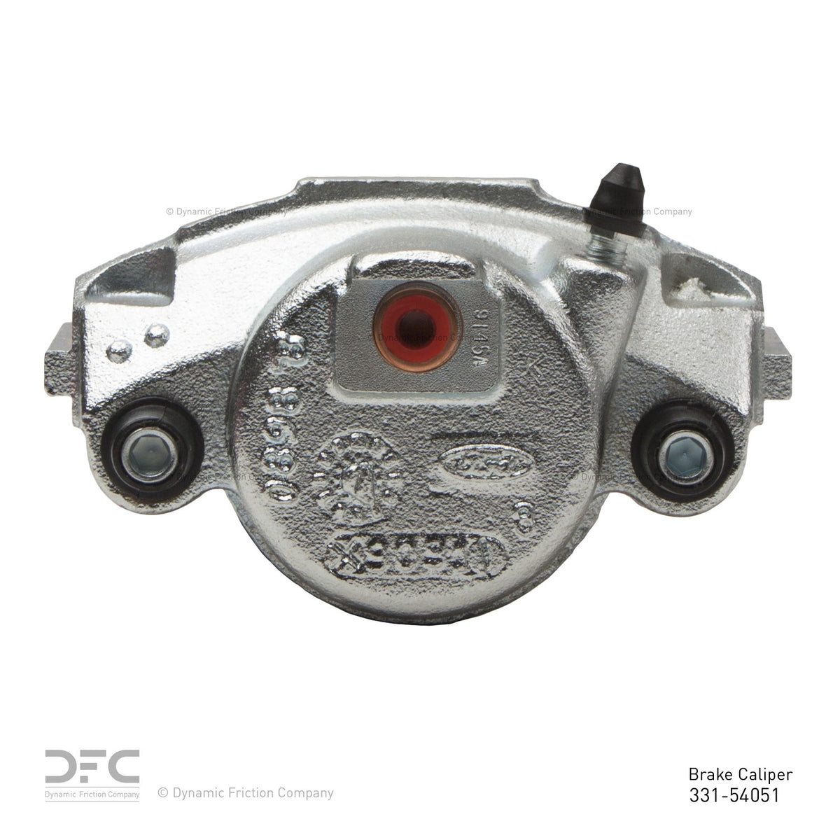 DFC 820092 Ford Thunderbird Front-L Premium Caliper - Silver Zinc Coated 331-54051