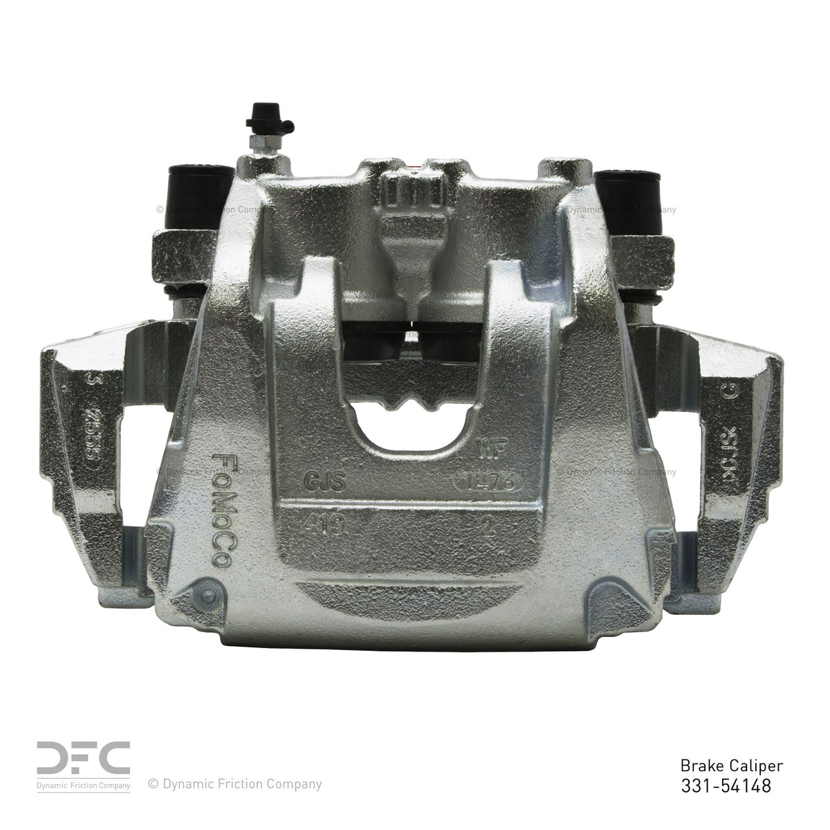 DFC 16-24 Ford Edge Front-R Silver Zinc Coated Premium Caliper 331-54148