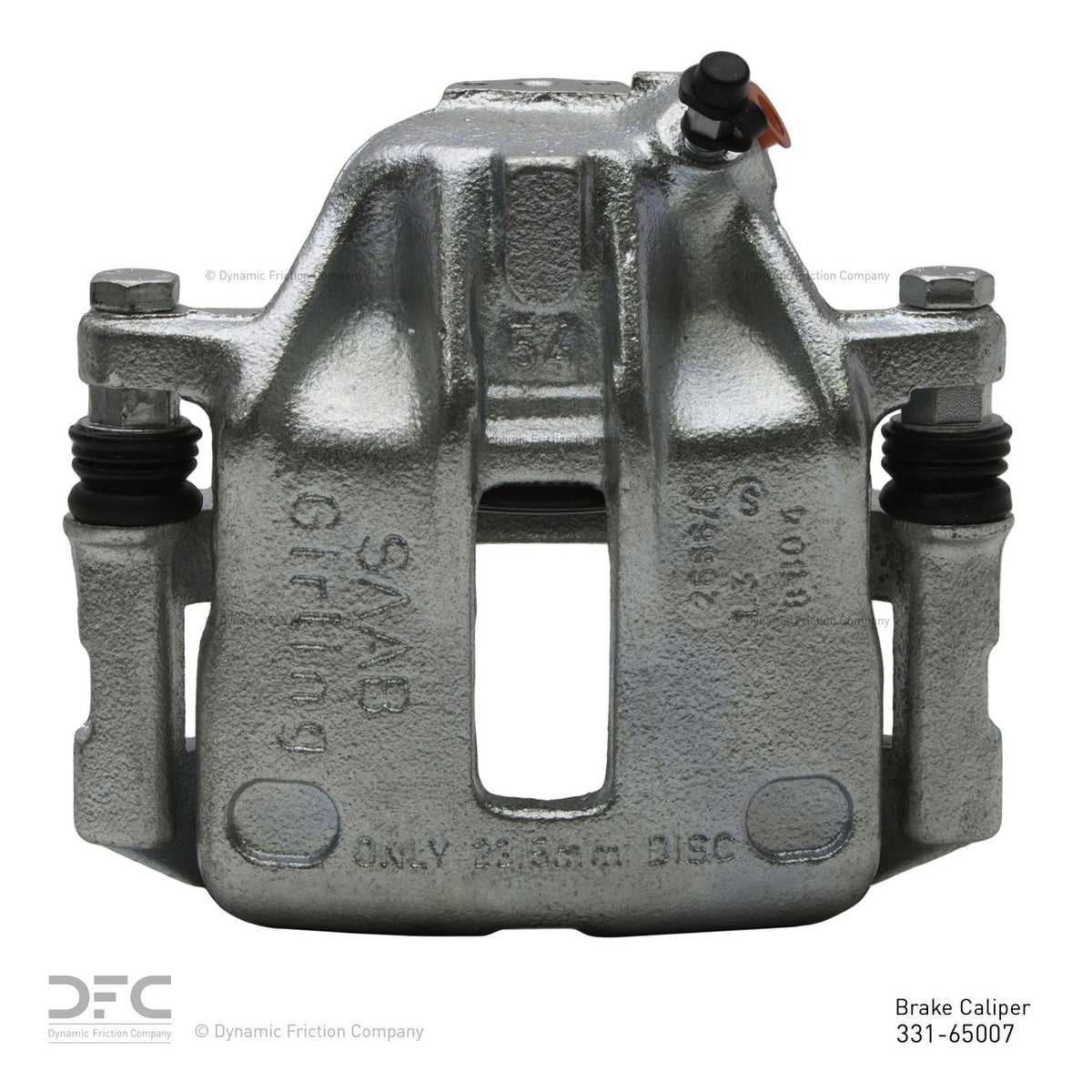 DFC 87-93 Saab 900/9000 Front-L Premium Caliper - Silver Zinc Coated 331-65007