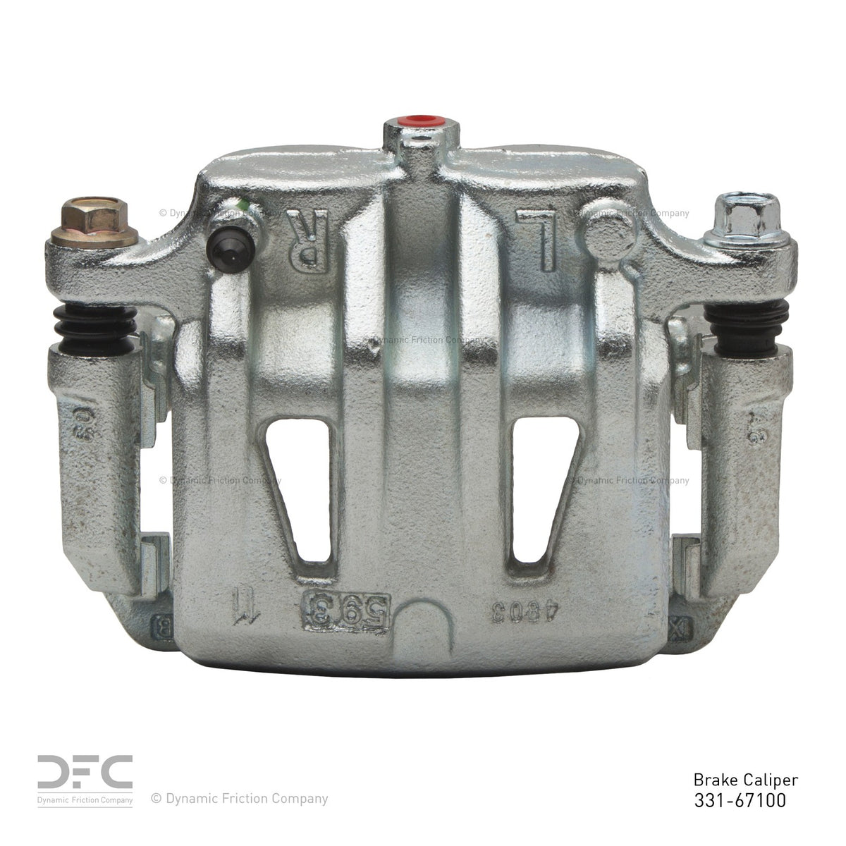 DFC 04-17 Nissan Quest Front-R Silver Zinc Coated Premium Caliper 331-67100