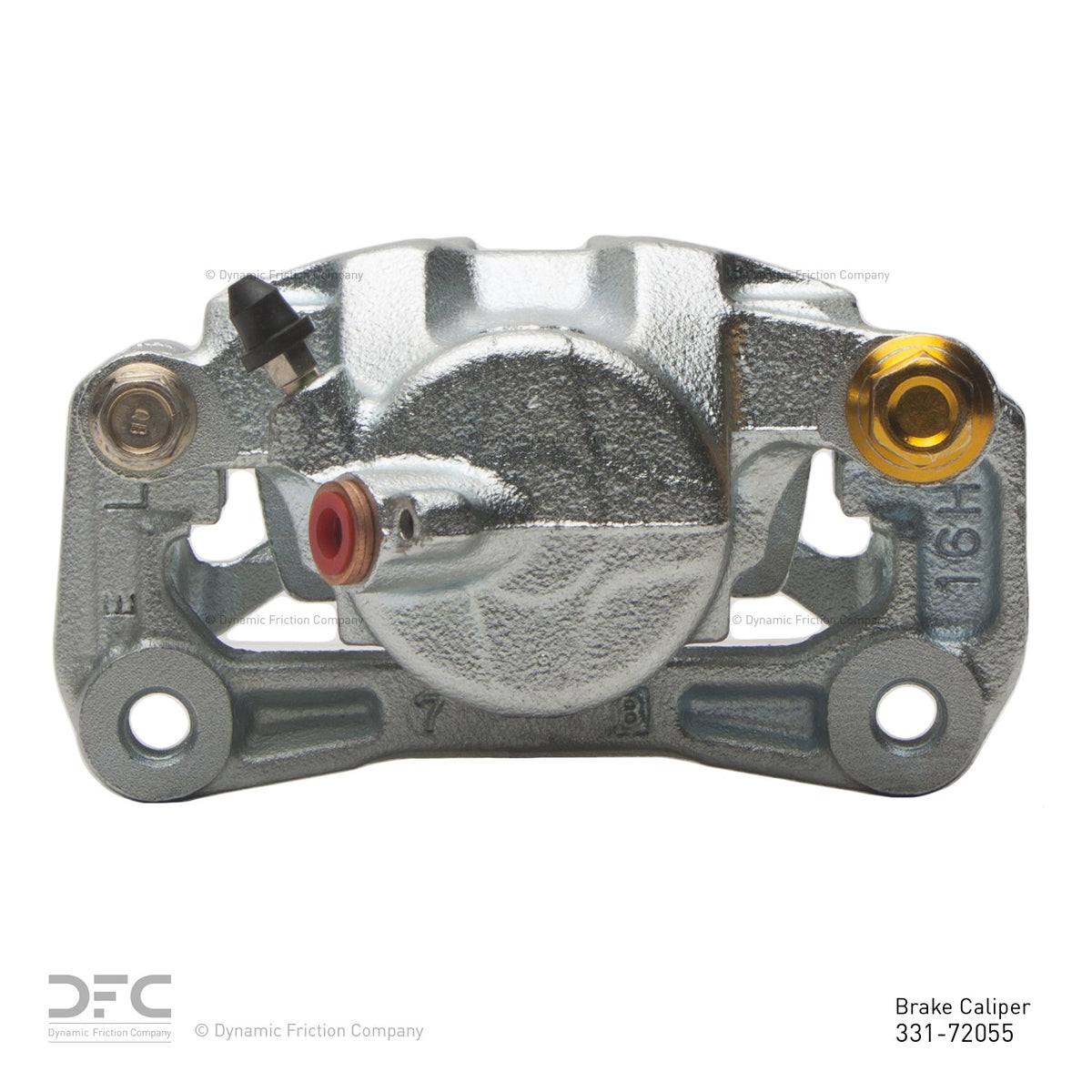 DFC 93-00 Dodge Colt Front-L Silver Zinc Coated Premium Caliper 331-72055
