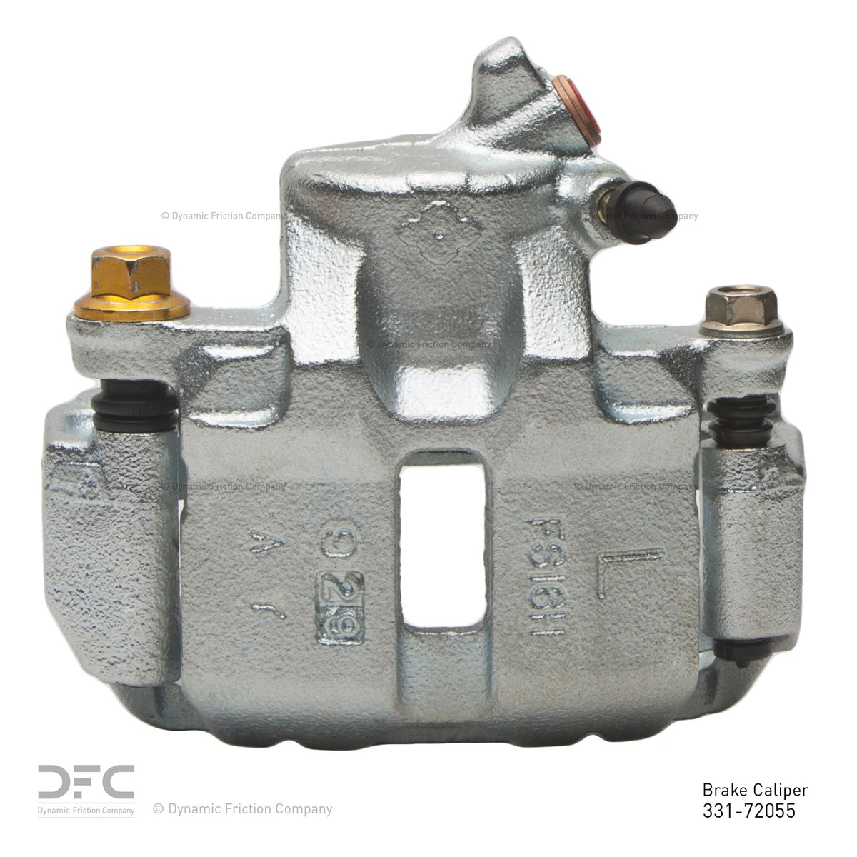 DFC 93-00 Dodge Colt Front-L Silver Zinc Coated Premium Caliper 331-72055