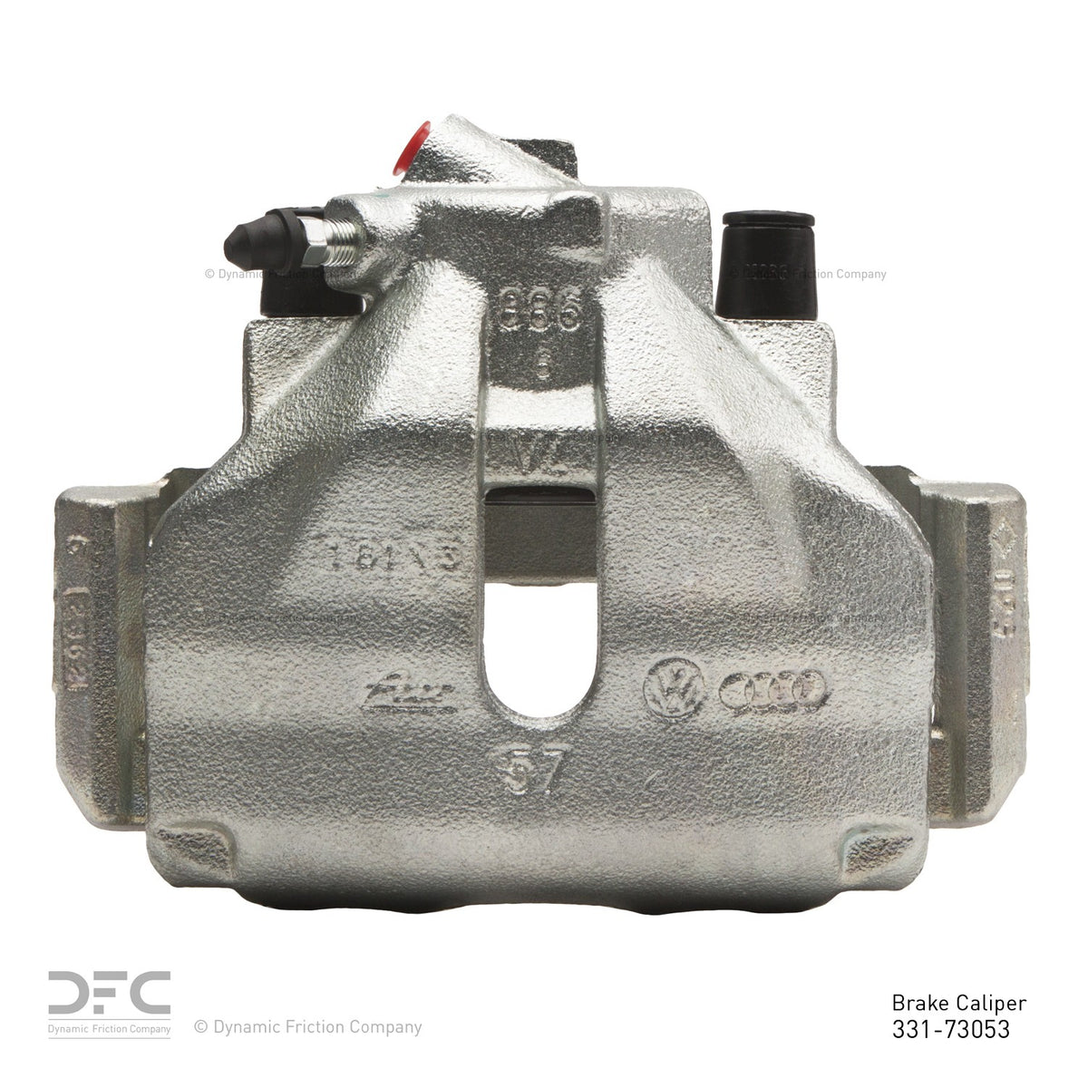 DFC 02-06 Audi A4 Front-L Silver Zinc Coated Premium Caliper 331-73053