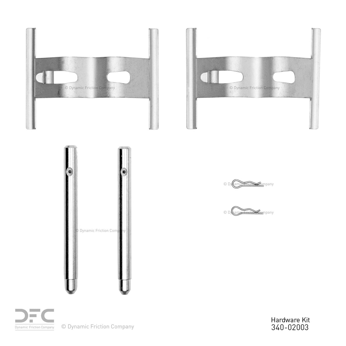 Dynamic Friction Company Disc Brake Hardware Kit 340-02003