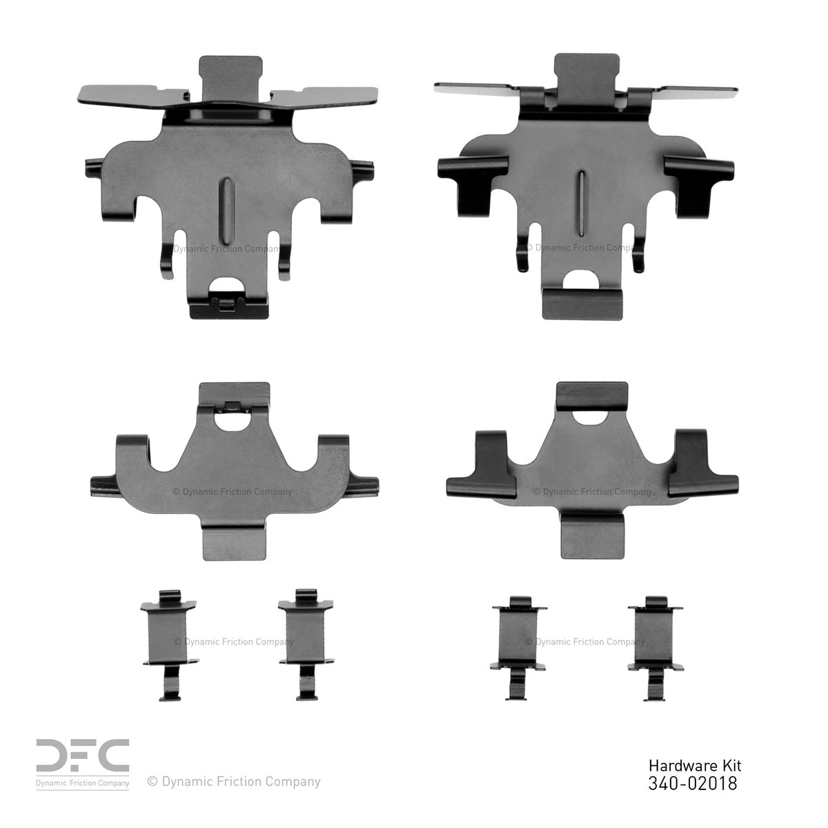 Dynamic Friction Company Disc Brake Hardware Kit 340-02018