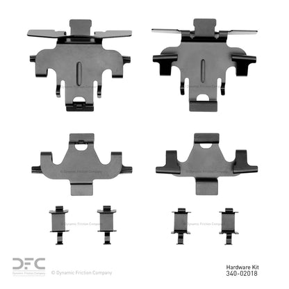 Dynamic Friction Company Disc Brake Hardware Kit 340-02018