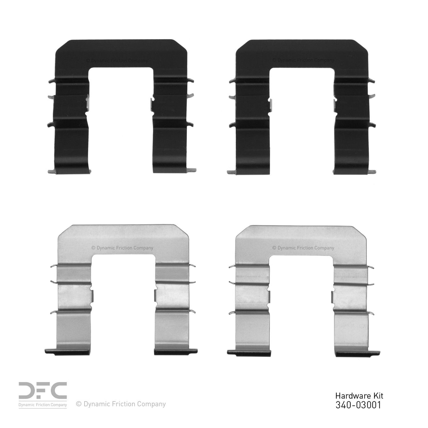 Dynamic Friction Company Disc Brake Hardware Kit 340-03001