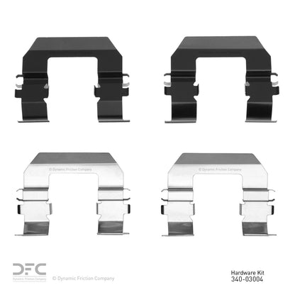 Dynamic Friction Company Disc Brake Hardware Kit 340-03004