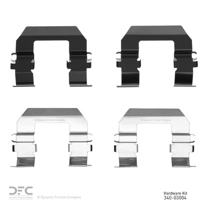 Dynamic Friction Company Disc Brake Hardware Kit 340-03004