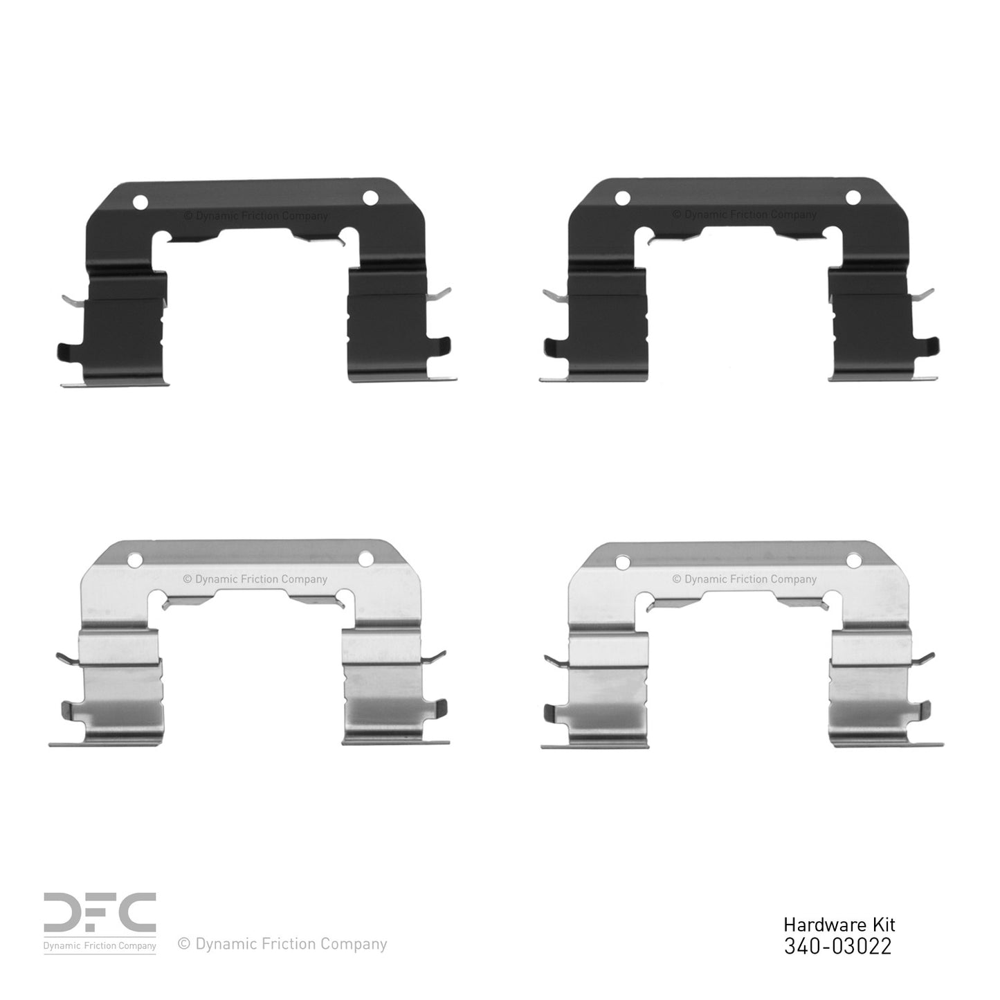 Dynamic Friction Company Disc Brake Hardware Kit 340-03022