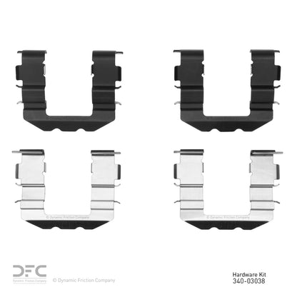 Dynamic Friction Company Disc Brake Hardware Kit 340-03038