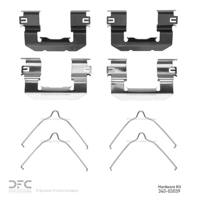 Dynamic Friction Company Disc Brake Hardware Kit 340-03039