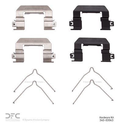 Dynamic Friction Company Disc Brake Hardware Kit 340-03043