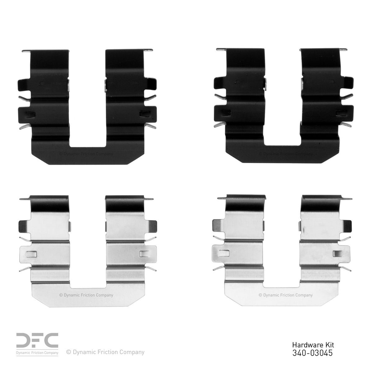 Dynamic Friction Company Disc Brake Hardware Kit 340-03045