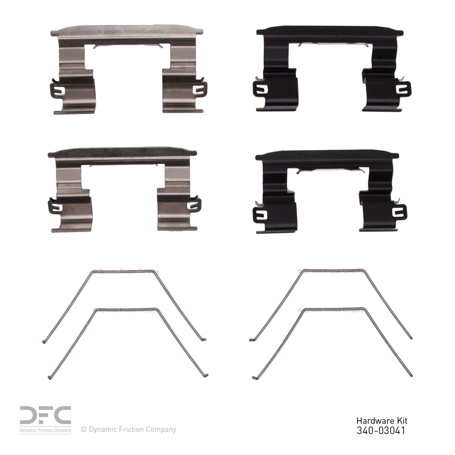 Dynamic Friction Company Disc Brake Hardware Kit 340-03052