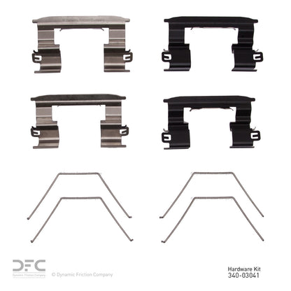 Dynamic Friction Company Disc Brake Hardware Kit 340-03052