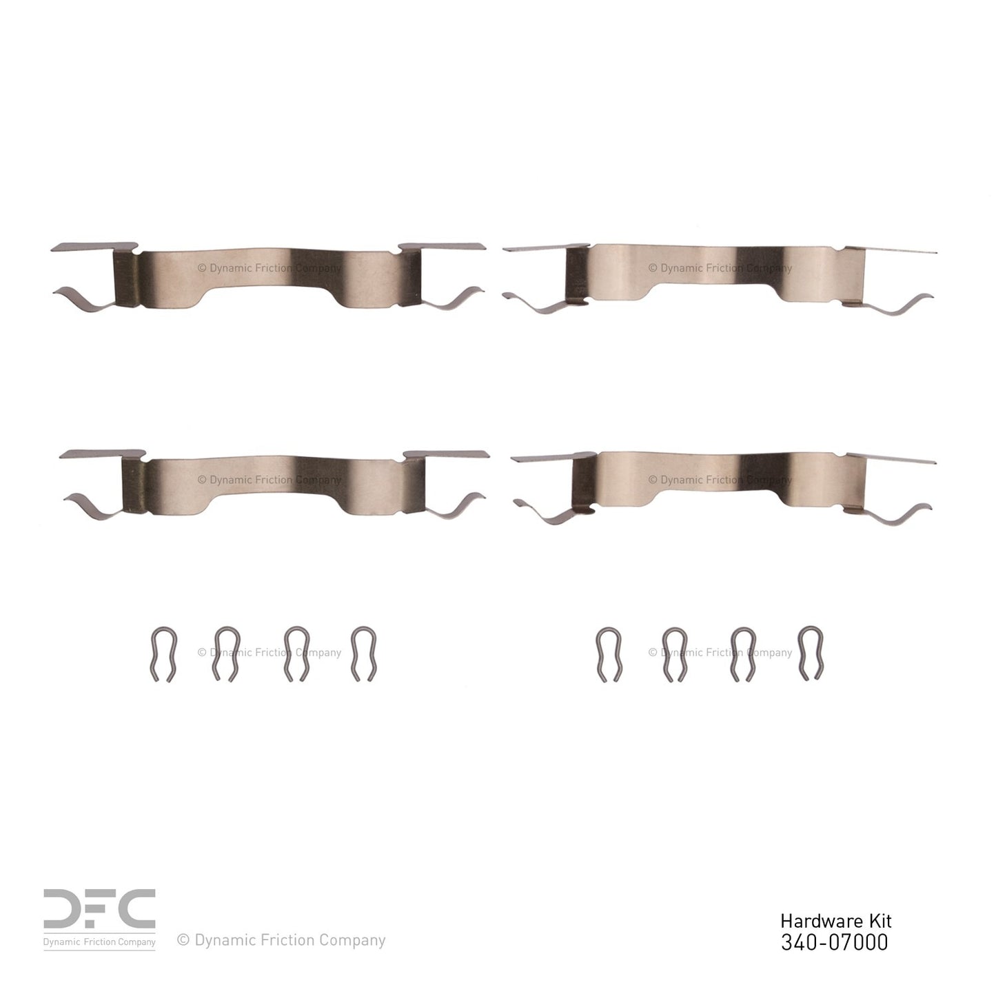 Dynamic Friction Company Disc Brake Hardware Kit 340-07000