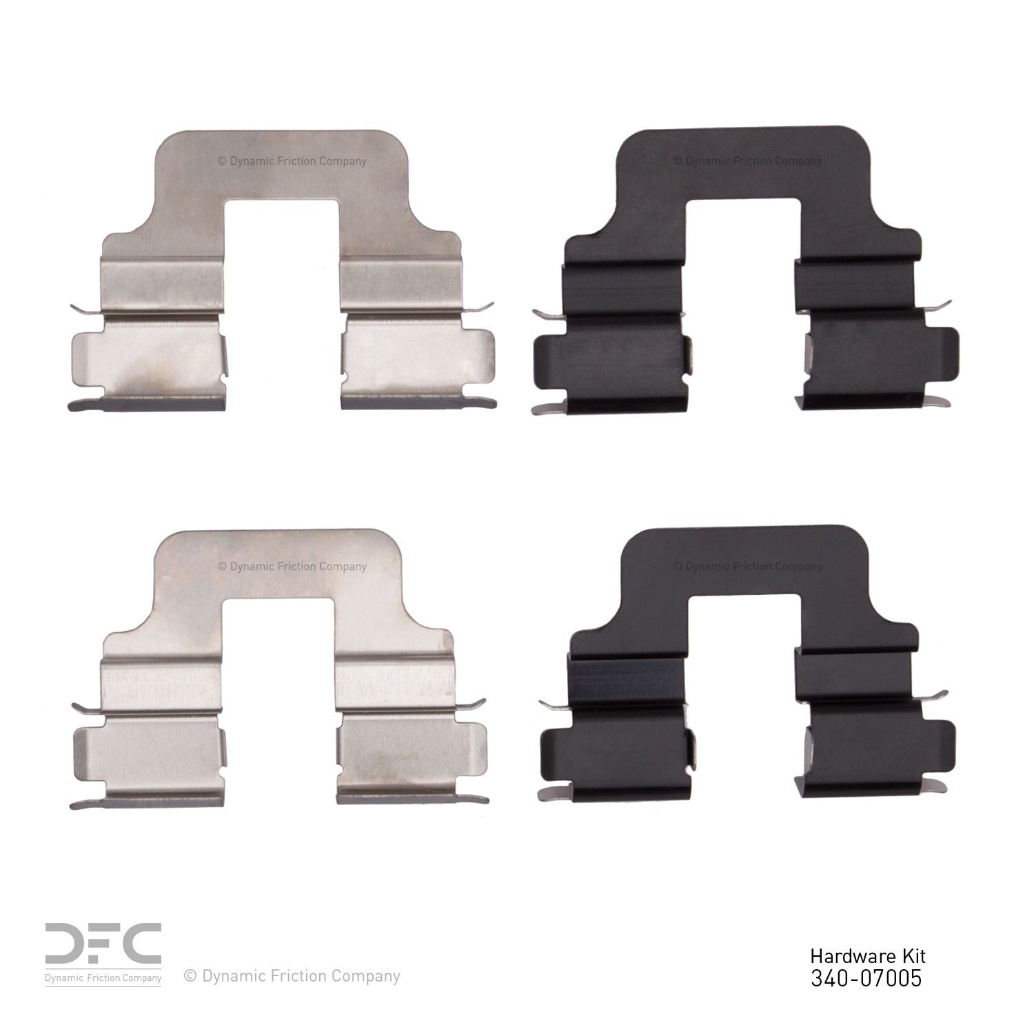 Dynamic Friction Company Disc Brake Hardware Kit 340-07005